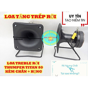 Mua BỘ 2 CỦ LOA TĂNG TRÉP TITAN 80 KÈM HỌNG 12X12 + CHÂN SẮT TO TẶNG TỤ 2 2MF SỊN