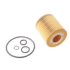Replacement Auto Car Engine Oil Filter with Gasket for BMW E90 320i