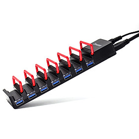 Đầu Đọc USB 3.0 Kết Nối Điện Thoại Với Máy Tính Olmaster (7 Cổng)