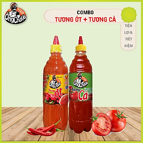 Combo 2 Loại Tương Ông Chà Và Tương Ớt Ông Chà Và 700g và Tương Cà Ông Chà