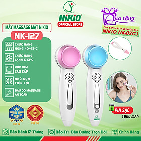 Máy massage mặt Nikio NK-127 - Điện di tinh chất, massage nóng lạnh trẻ hóa da mặt