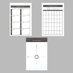 Combo 3 Tập Kế Hoạch Ghi Chú Tiện Lợi