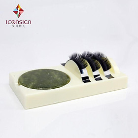 Mua Khay nhựa composit mềm dẻo để keo nối mi nối thuận tiện cực sang trọng có các vạch chia hàng mi giúp lấy nhanh