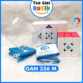 Rubik Gan 356 M 3x3 Có Nam Châm. Rubik 3x3 Cao Cấp Chính Hãng GAN CUBE. Đồ