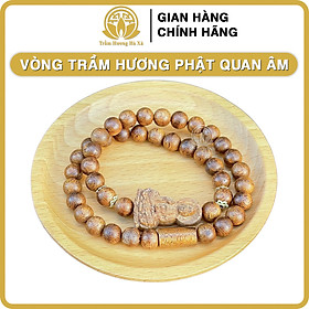 Vòng tay đôi trầm hương phong thủy HÀ XÁ mix charm hoa sen hồ ly phật di lặc phật bà quan thế âm đeo tay cặp đôi nam nữ may mắn bình an tài lộc - VÒNG ĐÔI MIX CHARM QUAN THẾ ÂM