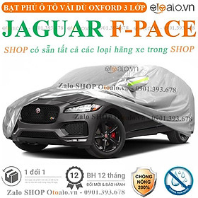 Bạt che phủ xe ô tô Jaguar F-Pace 3 lớp cao cấp