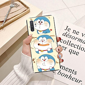 Ốp lưng điện thoại Samsung Galaxy Note 10 Plus viền silicon dẻo TPU hình Doremon Làm Duyên - Hàng chính hãng