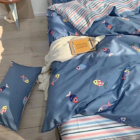 Mua Cotton Living Cao Cấp - vỏ chăn  ga  2 gối nằm