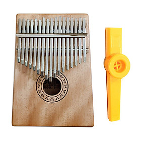 Đàn Kalimba Gỗ Hồng đào 17 phím Tặng Kèm Kèn Kazoo