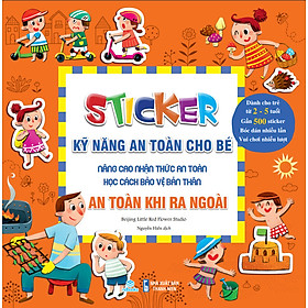 Sách Sticker Kỹ năng an toàn cho bé - An toàn khi ra ngoài - ndbooks