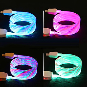 3.3ft LED Light Cable USB Type C Data Synchronization Cable Charging Cable for Mobile Phones