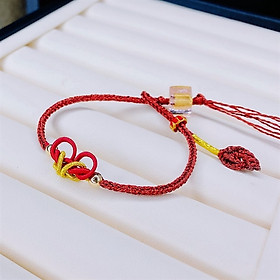 Vòng tay thắt dây kết hình thủy tinh Polish HBL-2313 | Trang sức PJS