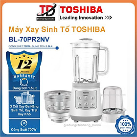 Mua Máy Xay Sinh Tố Toshiba BL-70PR2NV  Công Suất 700w - 3 Cối Sinh Tố  Xay Thịt  Xay Khô  Hàng Chính Hãng