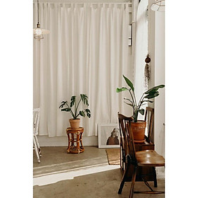 1 rèm cửa vải canvas màn trang trí phong cách vintage