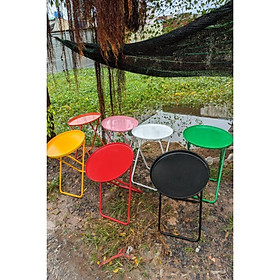 Mua Bàn tròn xếp gọn cao 52 cm  cho quán cà phe  trà sữa  trà chanh