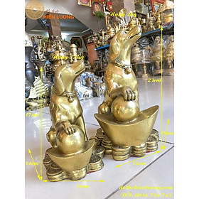 Mua Chó Đốm Bằng Đồng Phong Thủy