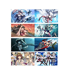 Poster 8 tấm A4 Kantai Collection game tranh treo album ảnh in hình đẹp (MẪU GIAO NGẪU NHIÊN)
