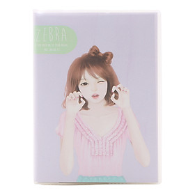 Sổ Nhựa Trong Nhỏ 6437 - Hình Cô Gái