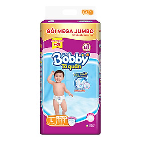 Tã Quần Bobby Gói Mega Jumbo L111 (111 Miếng)