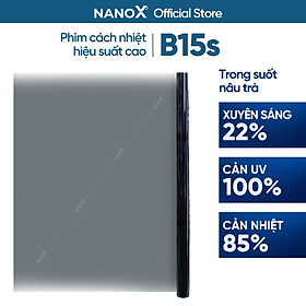 Mua Phim cách nhiệt cửa kính NanoX B15s chống nắng & chống tia UV chuyên sâu cho nhà kính