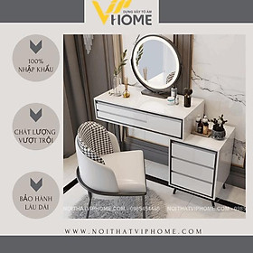 Mua Bàn trang điểm  bàn phấn kèm gương tích hợp đèn LED kèm nút cảm ứng thông minh và ngăn kéo để đồ tện lợi BTD-8030