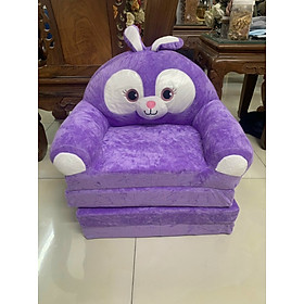 Mua Giường + Ghế Sofa 4 Tầng Ngộ Nghĩnh Cho Bé - Thỏ Tím