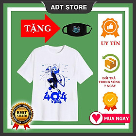 Áo thun Error 404 Sans cho trẻ em, tay ngắn, đủ size tặng kèm khẩu trang HOT