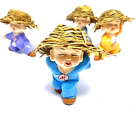 chú tiểu đội mũ rơm múa võ