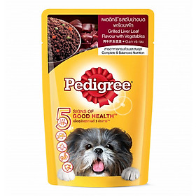 Thức Ăn Cho Chó Pedigree Vị Gan Nướng Và Rau Củ 130g