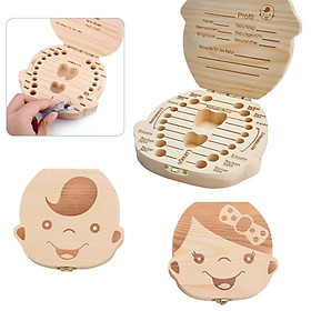 Hộp đựng răng sữa cho bé bằng gỗ để lưu giữ làm kỉ niệm