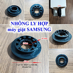Bộ nhông ly hợp dùng cho máy giặt SAMSUNG - bánh răng nhựa hộp số Sámung ss  Mới