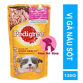 Pate Dinh Dưỡng Cho Chó Con PEDIGREE Puppy 130g - YonaPetshop - 1 gói