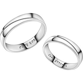 Nhẫn Đôi Bạc Hiểu Minh Những Điều Giản Đơn NC141