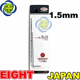 Mua Lục giác nhật chữ L 1.5mm EIGHT TL-1.5 made in JAPAN chiều dài 79mm