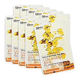 Mặt Nạ Benew Natural Herb Mask Collagen COBO 10 LÁ (Hộp 10 Miếng x 22ml)