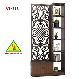 Tủ kệ trang trí kiêm vách ngăn phòng khách , nhà bếp VTK31 - Nội thất lắp ráp Viendong Adv