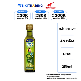 Dầu ăn dặm dinh dưỡng cho bé VIO Tường An Olive 250ml