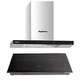 Mua Combo Bếp Đôi Điện Từ Inverter Nagakawa NK2C15MB Và Máy Hút Mùi Nagakawa NKTH02M70 Tích hợp công nghệ NaSYNC - Tự động đồng bộ điều khiển giữa bếp điện từ và hút mùi Điều khiển chuyển động Leap Motion và Touch Control bằng cách vẫy tay - Hàng Chính Hãng