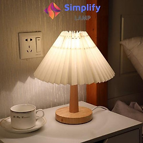 Mua Đèn ngủ để bàn xếp ly thân gỗ  đèn trang trí  decor cute