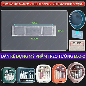 Miếng Dán Tủ Đựng Mỹ Phẩm Treo Tường Bản Lớn Thay Thế Kệ Để Đồ Trang Điểm Nhà Tắm Hamart