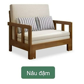 [HOT]Giường sofa gỗ đa năng, giường gỗ, giường kéo đa năng hai trong một, giường gỗ gấp gọn ( TẶNG ĐỆM )