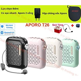 Mua Loa Máy Trợ Giảng Aporo T26 2.4G Type C Sạc Nhanh - Bảo Hành 1 Năm -Hàng Chính Hãng - Quà Tặng Mic có Dây