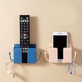 Mua (HÀNG CAO CẤP) Kệ Dán Tường Để Sạc điện thoại  Remote Đồ Dùng Giá Đỡ Sạc Điện Thoại ( màu ngẫu nhiên )