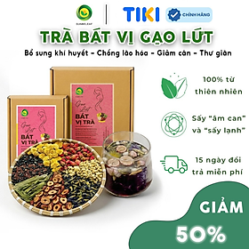 Trà Gạo Lứt Đậu Đen Giảm Cân Sunbeleaf - Giảm Cân Sau 2 Tuần, Phù Hợp Với Thực Đơn Giảm Cân - Hộp 10 Đến 20 Gói