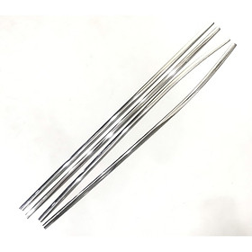 Bộ ốp Nẹp viền cong, chân kính Toyota Vios 2021(hàng cao cấp), nẹp viền kính xe ô tô