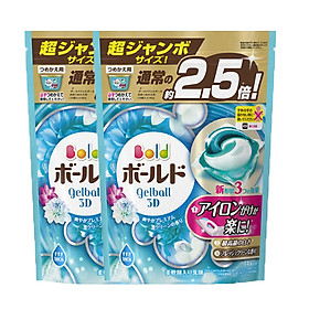 Túi viên giặt xả 3d gel ball tiện dụng - nội địa nhật bản