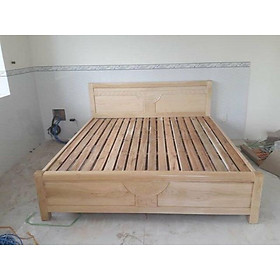 Giường ngủ gỗ sồi nga ngang 1m8 dọc 2m