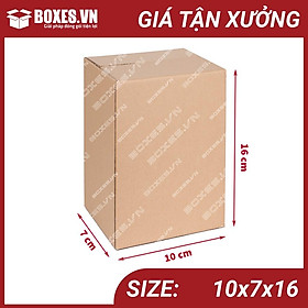 Mua 10x7x16 Combo 50 hộp Carton đóng gói hàng giá tại xưởng
