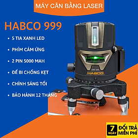 Mua Máy cân bằng laser  bắn cốt 5 tia xanh HABCO 999 độ chính xác 100%