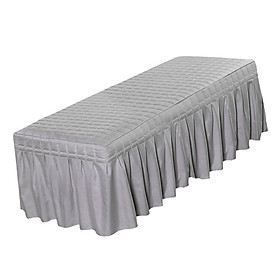 80x190cm Flannel Massage Table Cover Velvet Beauty Bed Flat Sheet Russet - as described